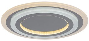 Rabalux 71315 - LED fényerőszabályozható mennyezeti lámpa TANELI 56W/230V 3000/4000/6000K króm + távirányító