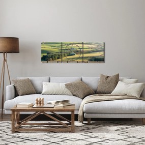Kép - Tájkép (órával) (90x30 cm)