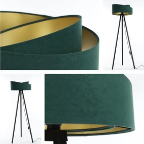 Állólámpa GALAXY 1xE27/60W/230V zöld/wenge