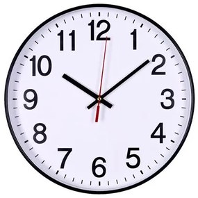 Falióra, 34 cm, OFFICE PRODUCTS, fehér keret (D341114)