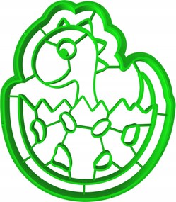 Forma Lyukasztó Dinoszaurusz Keksz- és Mézeskalácsvágó Csirke Tojás