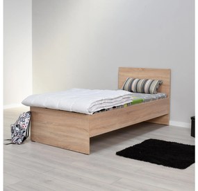 Egyszemélyes ágy 90 cm Krynalona 1 (ágyráccsal) (szonoma tölgy). 1108499