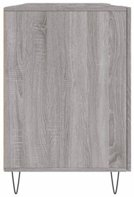 vidaXL szürke sonoma színű szerelt fa íróasztal 140x50x75 cm