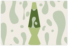 Kép - Hippik, lávalámpa (90x60 cm)