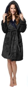 Fürdőköpeny Jordan Black Navy Women M