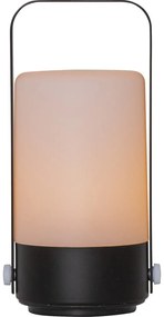 Flame fekete-bézs LED lámpás, magasság 40 cm - Star Trading