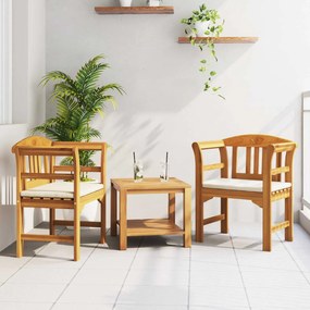 vidaXL Rózsapad Természetes 68,5 x 46 x 82,5 cm Tömör Akácfa