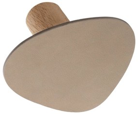 Szürkésbézs fali acél akasztó Dot S Nupo – LIND DNA