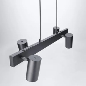 BRILAGI - LED RGBW dimmelhető kábelen függesztett csillár SELE 4xGU10/6,5W/230V fekete