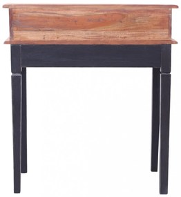 vidaXL tömör mahagóni fa íróasztal fiókokkal 90 x 50 x 101 cm