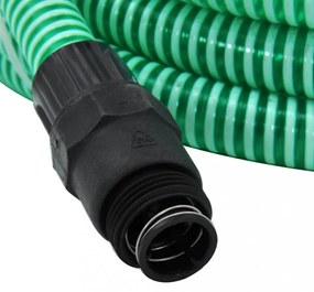 zöld PVC szívótömlő PVC csatlakozókkal 1 4 m&quot;