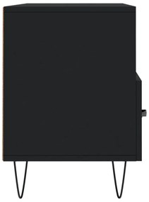 fekete szerelt fa TV-szekrény 102 x 36 x 50 cm
