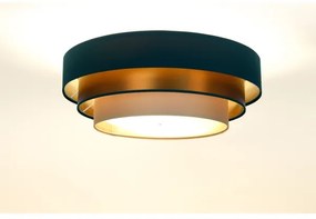 TRINITI mennyezeti lámpa 2xE27/60W/230V zöld/réz/barna