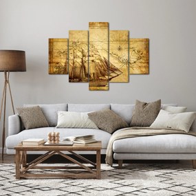 Kép - Régi térkép (150x105 cm)