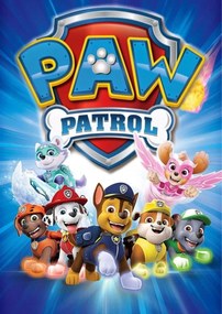 Poszter 21x30 cm Mancs Őrjárat páva A4