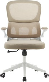 Irodai szék, bézs/fehér, RAKIN