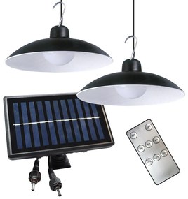 Milagro KÉSZLET 2x LED napelemes függesztett lámpa LED/6W/3,7V 2000 mAh IP44 + DO MI2231