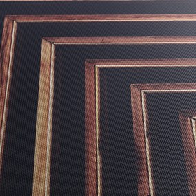 Egy fa motívum képe fekete alapon (70x50 cm)