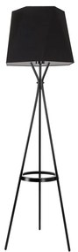Állólámpa VENEDIK 1xE27/60W/230V fekete