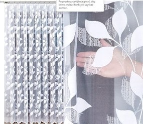 Jacquard függöny Martyna mintás 500x210cm egyenes (kész) szegéllyel