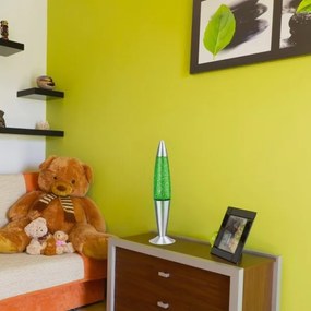 Rabalux 4113 - Láva lámpa GLITTER 1xE14/25W/230V