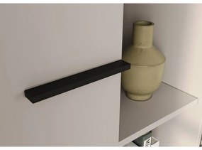 Krémszínű könyvespolc 64x120x34 cm Rovigo – Germania