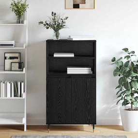 Magasfiú Fekete 60 x 36 x 110 cm Faanyag