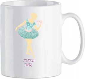 Ajándék bögre Balerina Név 330 ml