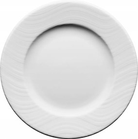 Lubiana River Desszert Tányér Csempe 1 db Porcelán 21 cm Fehér