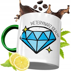 Zöld Bögre Állatorvosnak Születésnapi Ajándék fényképes nyomtatással