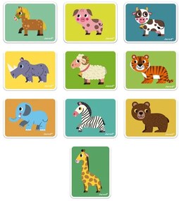 Janod - Interaktív mágneses készlet MAGNETIBOOK állatokkal