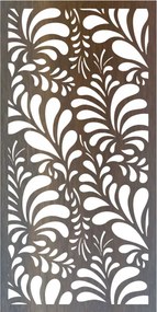 Elegáns fa panel virágmintával | PIKI
