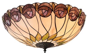 Endon 64173 - Tiffany HUTCHINSON mennyezeti lámpa 2xE27/60W/230V átm. 50 cm