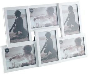 Isernia fehér fali képkeret 6 fényképhez - Balvi