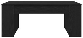Dohányzóasztal Fekete tölgy 102x55x42 cm Mérnöki fa