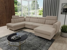 Sarokkanapé U Potazuro XL (bézs) (tárolóhellyel) (J). 1104959