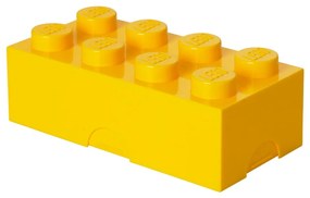 Sárga műanyag gyerek tárolódoboz 20x10x7 cm – LEGO®