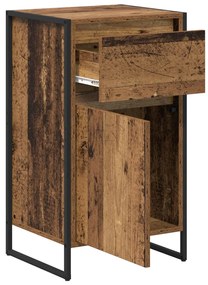 Széf fiókkal Öreg fa 81 x 36 x 150.5 cm Faanyag