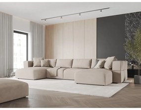 Bézs sarokkanapé ("U" alakú) Esther – Milo Casa