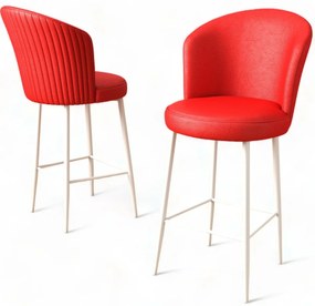 Uras Red and White bárszék szett, 2 db, 2 db