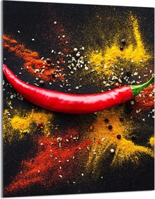 Üveg Vágódeszka 40x52 Chilli Konyha