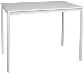 Fehér étkezőasztal RAMOD 100x60 cm
