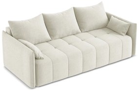 Bézs kinyitható-tárolóhelyes kanapé 225 cm Moku – Makamii