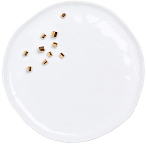 Räder Fehér porcelán tányér GOLD VILLAGE