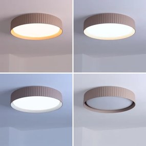 Brilagi - LUCIA LED dimmelhető mennyezeti lámpa LED/48W/230V Ø 41 cm taupe + távirányító