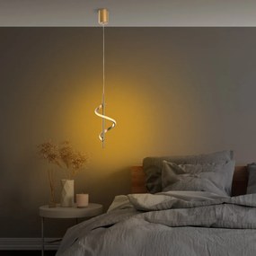 Lokma 13519 arany fém LED függőlámpa