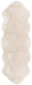 Lambskin fehér műszőrme, 60 x 180 cm - Tiseco Home Studio