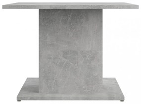 betonszürke szerelt fa dohányzóasztal 55,5x55,5x40 cm