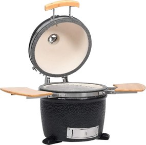 vidaXL Kamado Barbecue Grill Füstölő Kerámia 33 cm