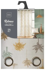 Bézs függöny 140x240 cm Palmelia – douceur d'intérieur